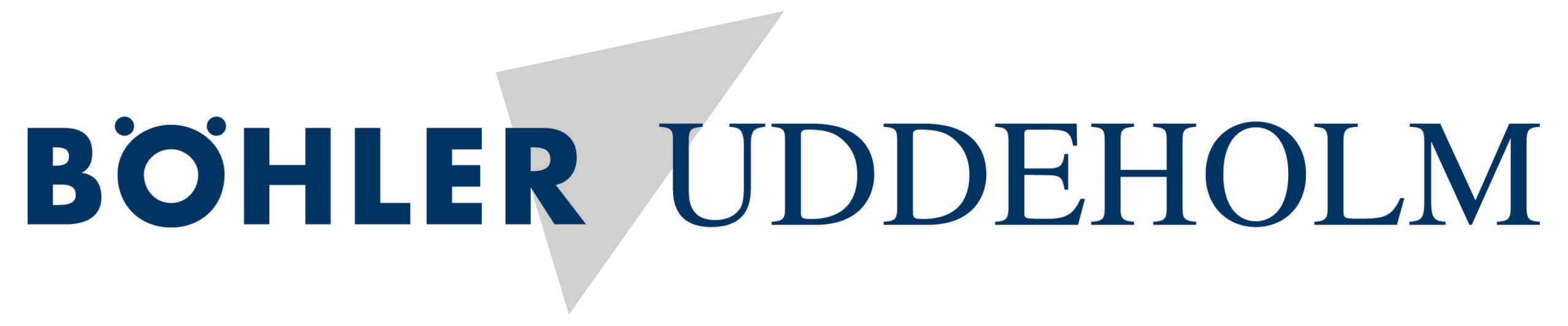 Vemos o logo da Aços Böhler-Uddeholm do Brasil.